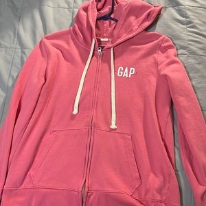 Pink Gap women’s zip up jacket